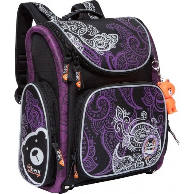 Рюкзак Orange Bear S-16 Черный, Фиолетовый - фото №2