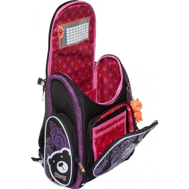Рюкзак Orange Bear S-16 Черный, Фиолетовый - фото №4