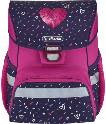 Школьный ранец Sale Herlitz Loop Tropical Heart Розовый- фото №1