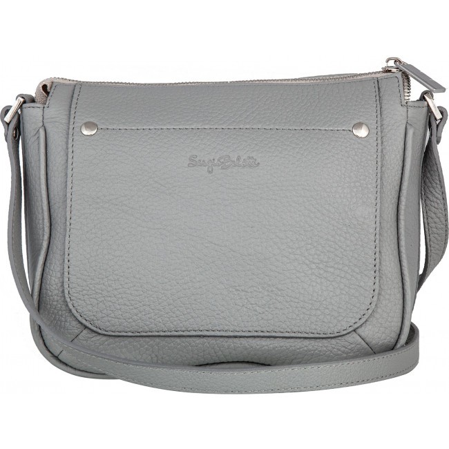 Женская сумка через плечо Sergio Belotti 7060 grey Caprice Серый - фото №1