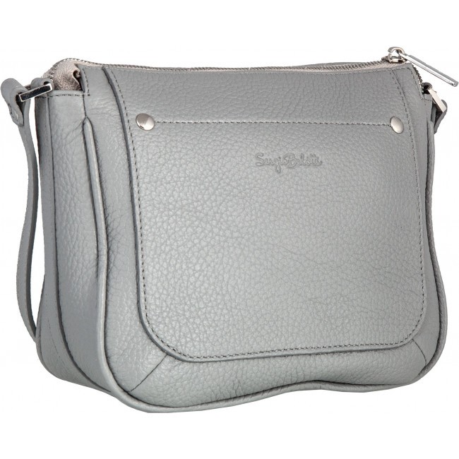 Женская сумка через плечо Sergio Belotti 7060 grey Caprice Серый - фото №2