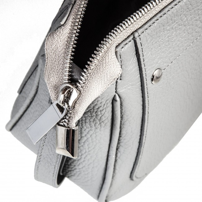 Женская сумка через плечо Sergio Belotti 7060 grey Caprice Серый - фото №4