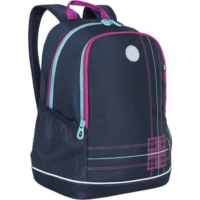 Рюкзак школьный Grizzly RG-163-3 синий - фото №2