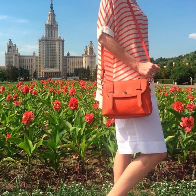 Женская сумка Trendy Bags ART Оранжевый - фото №6