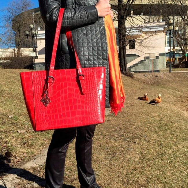 Женская сумка Trendy Bags LINARA Красный - фото №7
