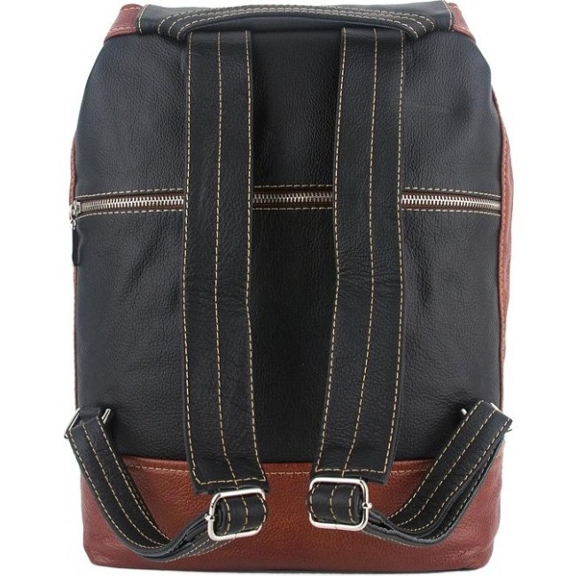 Рюкзак Sofitone RM 002 D4-B6 Черный-Темно-рыжий - фото №4