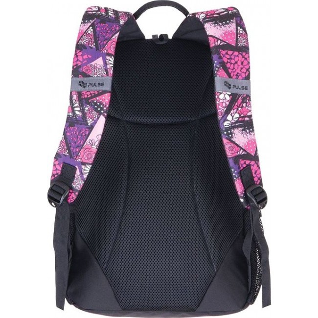 Рюкзак Pulse Cots Цветы в треугольниках (розовый) - фото №3