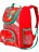 Школьный ранец Pola Д1402 Сова (красный) - фото №1