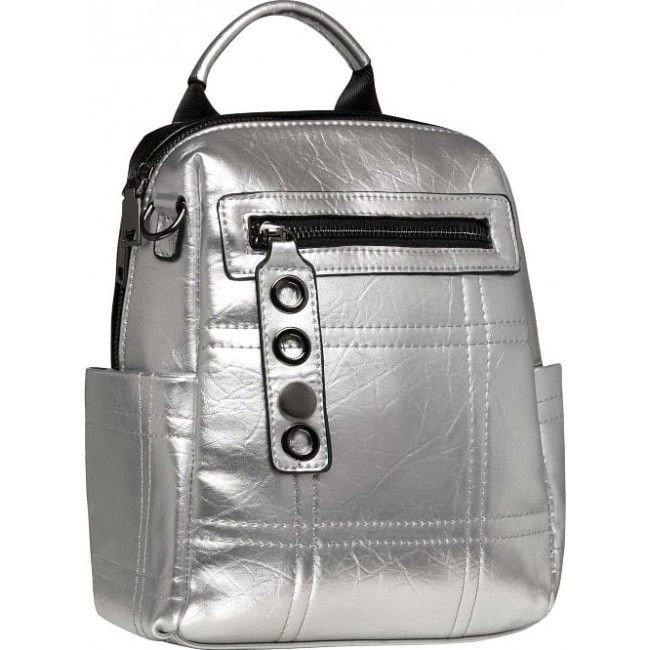 Рюкзак Trendy Bags FUTUR Серебряный - фото №2