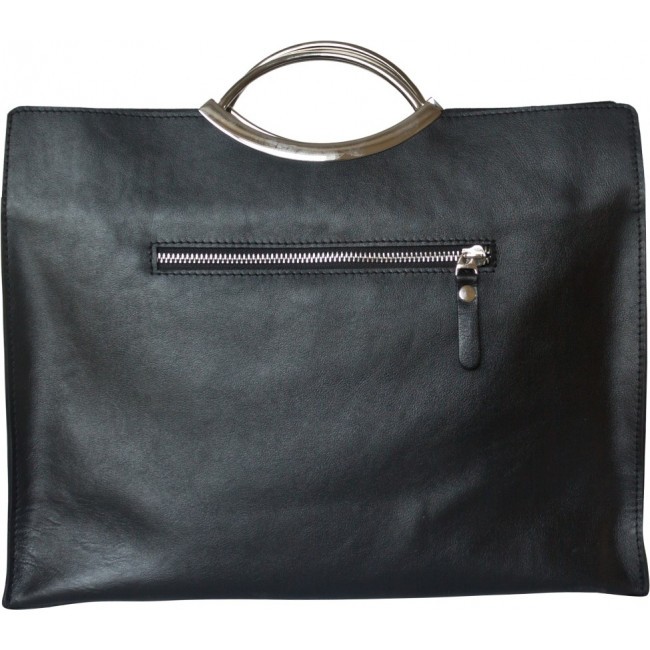 Кожаная женская сумка Sale Carlo Gattini Serafino Черный Black - фото №3