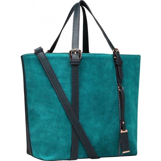 Женская сумка Trendy Bags B00469 (lightblue) Зеленый - фото №2