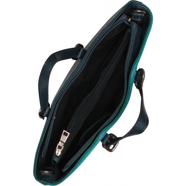 Женская сумка Trendy Bags B00469 (lightblue) Зеленый - фото №4