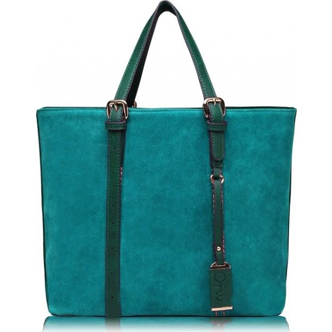 Женская сумка Trendy Bags B00469 (lightblue) Зеленый - фото №1