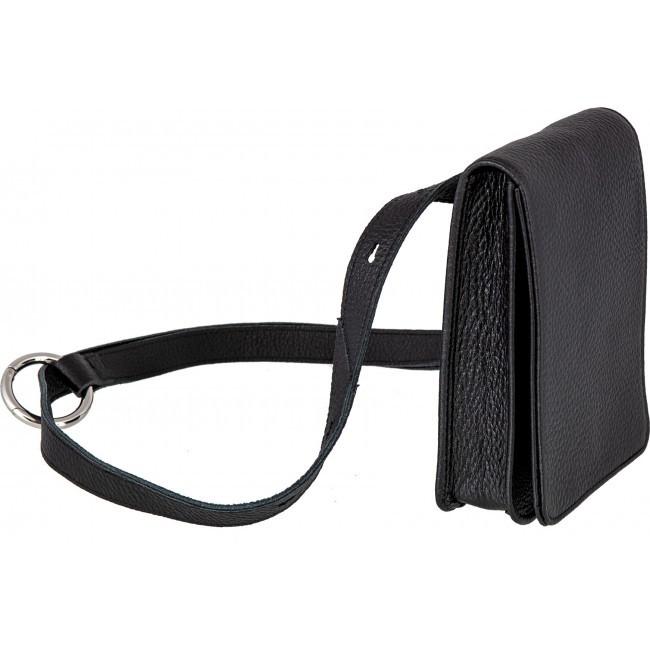 Женская сумка через плечо Sergio Belotti 7070 black Caprice Черный - фото №2