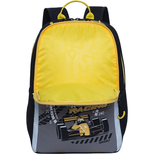 Рюкзак школьный Grizzly RB-151-4 желтый - фото №5