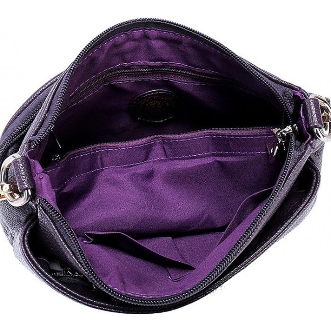 Женская сумка OrsOro D-150 Темно-фиолетовый - фото №4