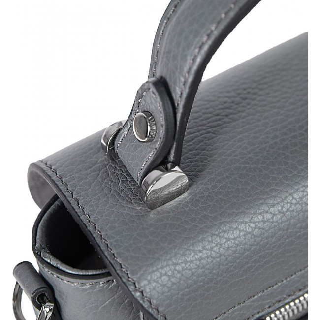 Женская сумочка BRIALDI Laura (Лаура) relief grey - фото №7