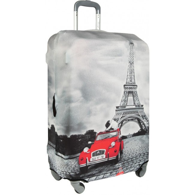 Чехол для чемодана Gianni Conti 9020 L Travel Paris Мультиколор - фото №1