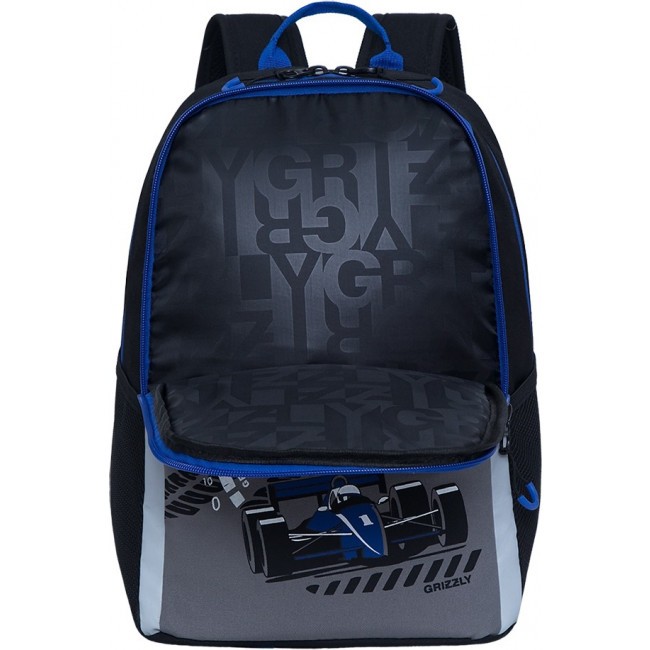 Рюкзак школьный Grizzly RB-151-4 синий - фото №5