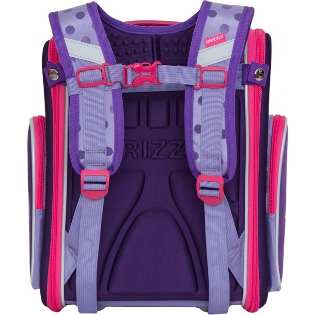 Рюкзак Grizzly RAr-080-3 фиолетовый - лаванда - фото №3