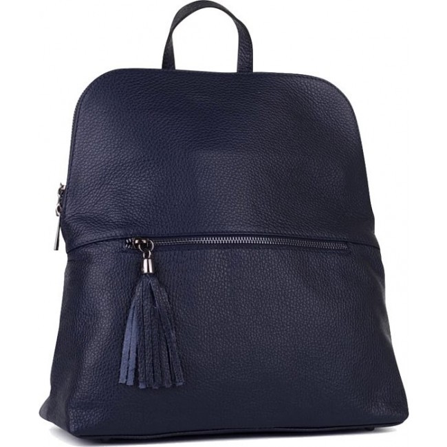 Рюкзак кожаный Ula Pelloro R9-023 Темно-синий - фото №2