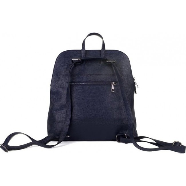 Рюкзак кожаный Ula Pelloro R9-023 Темно-синий - фото №4