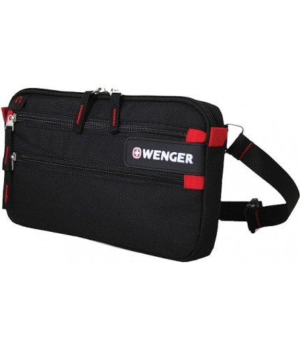 Сумка на пояс Wenger WAIST BAG Черно-красный- фото №1