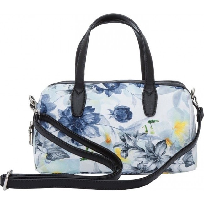 Женская сумка OrsOro D-029 Цветы на белом - фото №3