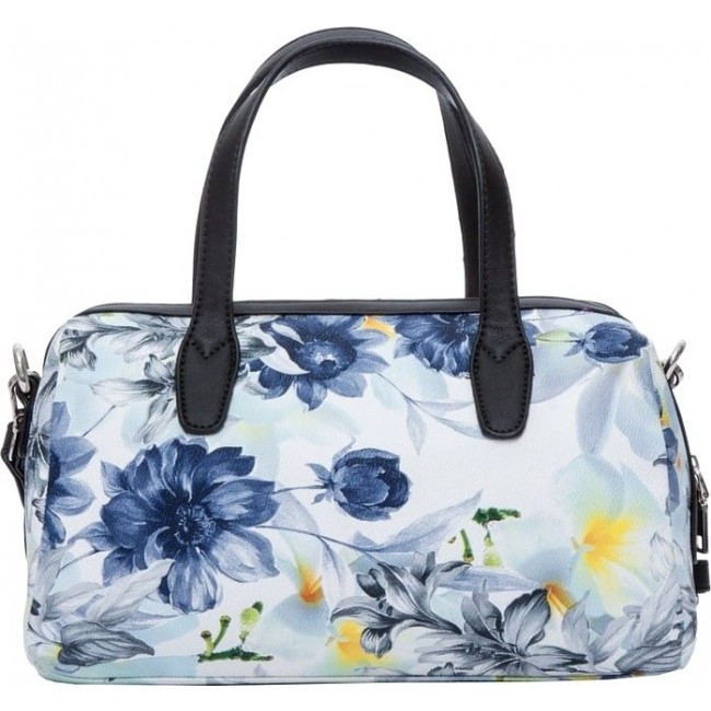 Женская сумка OrsOro D-029 Цветы на белом - фото №1