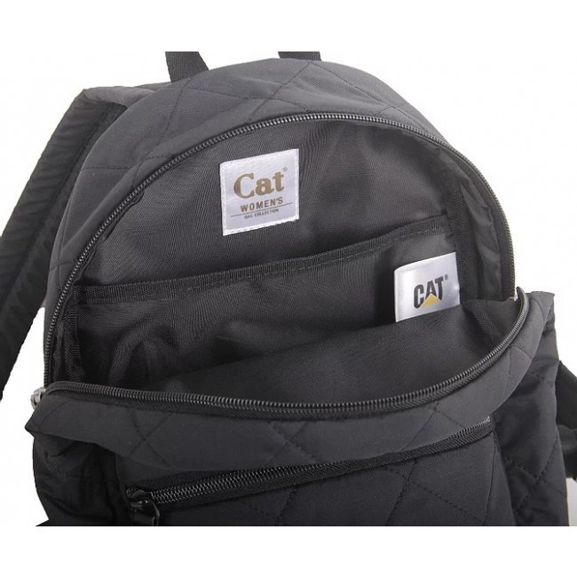 Рюкзак Caterpillar Quilted Mini Backpack Molly черный - фото №6