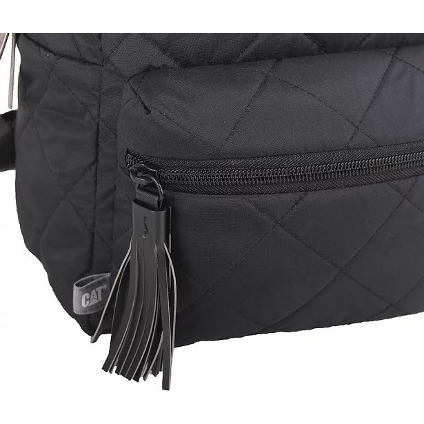 Рюкзак Caterpillar Quilted Mini Backpack Molly черный - фото №7