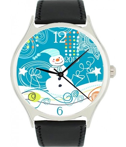 часы Kawaii Factory Часы "Snowman" Цветные- фото №1
