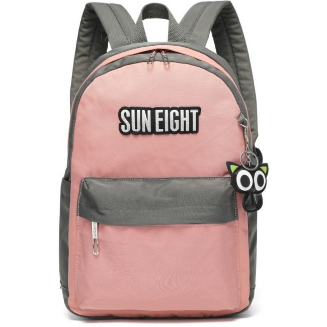 Рюкзак Sun eight SE-8292 Темно-серый/розовый - фото №1