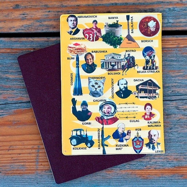 Обложка для паспорта Kawaii Factory Обложка для паспорта Русский словарь (цветная) - фото №3