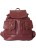 Рюкзак из натуральной кожи Ricadi Verdura Вишневый - фото №1