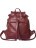 Рюкзак из натуральной кожи Ricadi Verdura Вишневый - фото №3