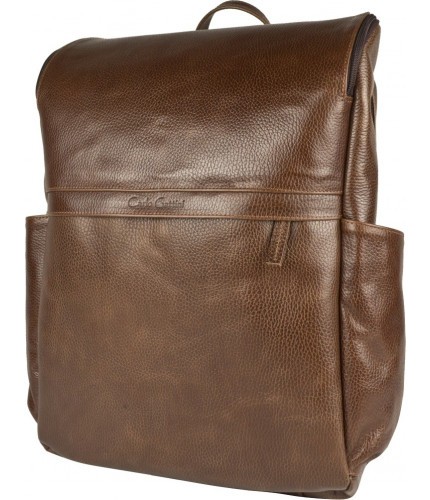Кожаный рюкзак Carlo Gattini Tornato 3076-94 Темно-терракотовый Brown- фото №2