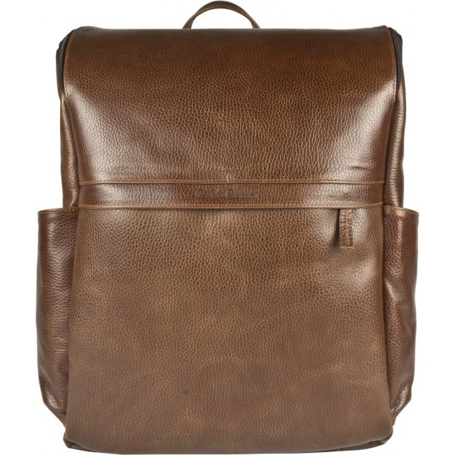 Кожаный рюкзак Carlo Gattini Tornato 3076-94 Темно-терракотовый Brown - фото №2