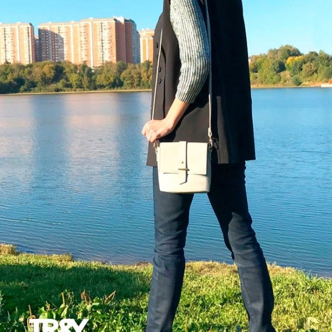 Женская сумка Sale Trendy Bags ETNA Светло-серый - фото №6