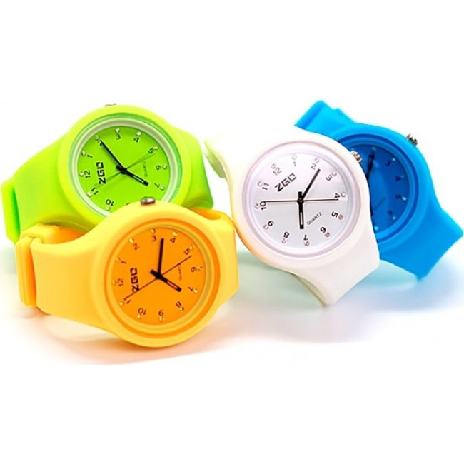 часы Kawaii Factory Часы "Strass plastic" Желтые - фото №5