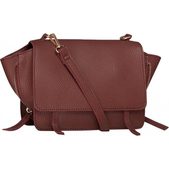 Женская сумка Trendy Bags ROBIN Бордовый - фото №4