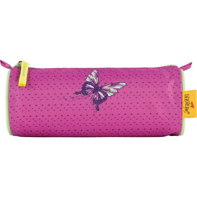 Школьный ранец DerDieDas Ergoflex Superlight с наполнением розовая бабочка Фиолетовый - фото №7