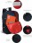 Рюкзак Grizzly RQL-214-1 черный-красный - фото №5
