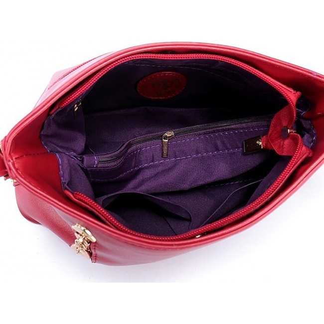 Женская сумка OrsOro D-151 Красный - фото №3