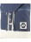 Женский кожаный рюкзак Sofitone RM 002 D2-A1 Синий-Белый - фото №3