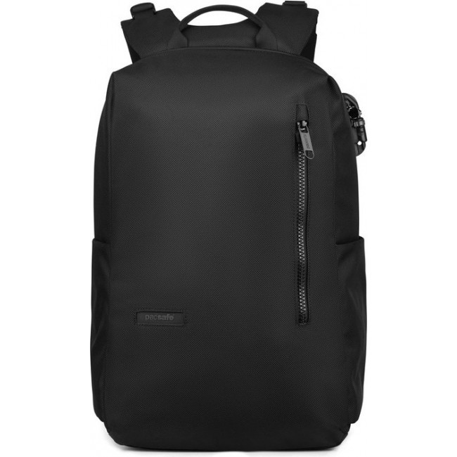 Рюкзак в ручную кладь антивор PacSafe Intasafe Backpack Черный - фото №1