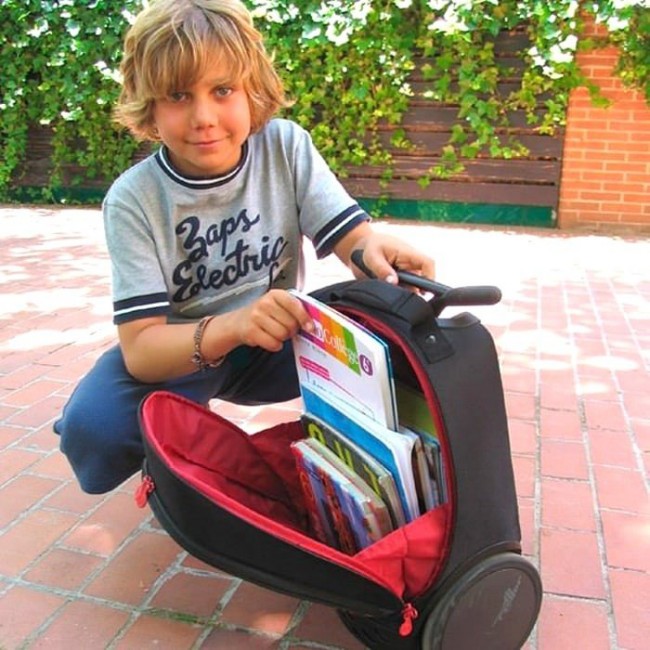 Школьный рюкзак с выдвижной ручкой Nikidom 20901 Цветы Алоха - фото №5