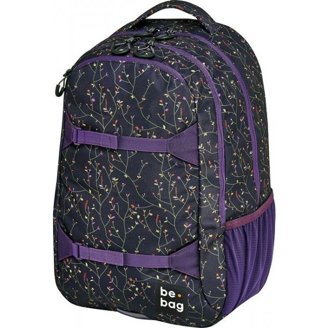 Рюкзак Be.bag Be.exporer Цветы на черном - фото №2