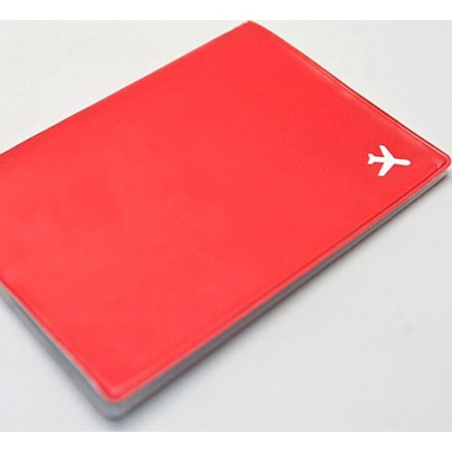 Обложка для паспорта Kawaii Factory Обложка для паспорта Самолет (красная) - фото №2