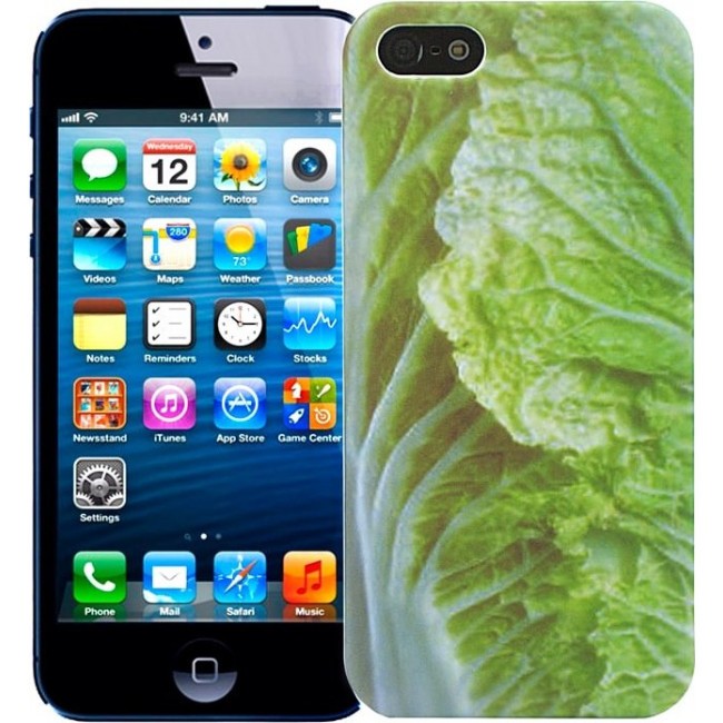 Чехол для iphone Kawaii Factory Чехол для iPhone 5/5s "Пекинская капуста" Зеленый - фото №1